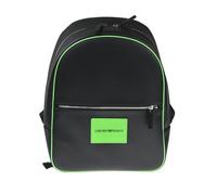 Emporio Armani - Sac à dos avec patch et bretelles - Homme - Sacs - Noir - Taille: ONE Size