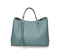 Emporio Armani Sac cabas format moyen avec imprimé cerf MyEA Bleu-Ciel
