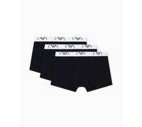 Emporio Armani Shiny Logoband Pack 3-Pack Trunk Maillot Homme (Lot de 3)