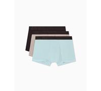 Emporio Armani Shiny Logoband Pack Lot de 3 Boxers pour Homme Marron Taille XL, Marron, XL