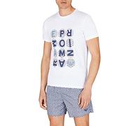 Emporio Armani Shirt à col Rond pour Homme, Blanc