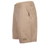 Emporio Armani Short Bermuda Homme Satin Label Taupe Bleu Coton