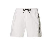EMPORIO ARMANI Short Boxer Maillot de Bain, Blanc, XL Homme