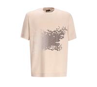 Emporio Armani - Short Sleeve T-Shirt - Homme - Tops - Beige - Taille: S