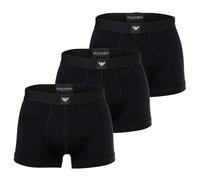 EMPORIO ARMANI Shorts Pour Hommes, Pack De 3 - ESSENTIAL LOGOLABEL, Stretch...