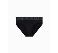 Emporio Armani Slip Essential en Microfibre pour Homme, Noir, S, Noir, S