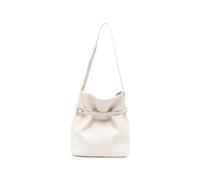 Emporio Armani - Smooth Leather Bucket Bag - Femme - Sacs - Blanc - Taille: ONE Size