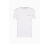 Emporio Armani Soft Modal T-shirt Homme T-Shirt, Blanc, XL