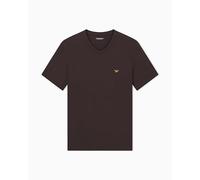 Emporio Armani Soft Modal T-Shirt, Marron, XL Homme
