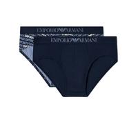 Emporio Armani - Stretch Cotton Briefs- 2-pack - Homme - Sous-vêtements - Multicolore - Taille: S