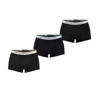 Emporio Armani Stretch Cotton Core Logoband 3-Pack Trunk, Black/Black/Black, L (Lot de 3) Homme