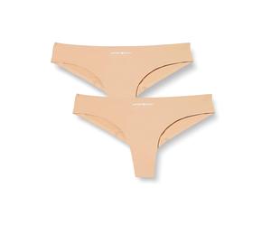 Emporio Armani String beige / blanc, Taille XL