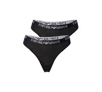Emporio Armani String noir / blanc, Taille L