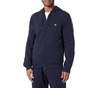 EMPORIO ARMANI Sweat à Capuche zippé en Tissu éponge pour Homme Bleu L