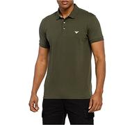 Emporio Armani Swimwear Polo S/Sleeve Iconic Piquet, Noir, XL Homme