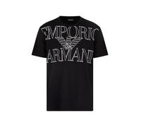 EMPORIO ARMANI T-Shirt à col Rond avec Logo pour Homme Noir L, Noir, L