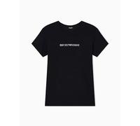 Emporio Armani Essential Cotton T-Shirt col Rond, Black Beauty, M Femme