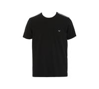 EMPORIO ARMANI T-Shirt à Manches Courtes pour Homme Shiny Logoband Noir S, Noir, S
