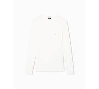 Emporio Armani T-shirt Essential Studs Blanc Femme Taille S