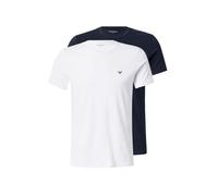 Emporio Armani T-Shirt bleu marine / blanc, Taille M