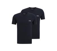 Emporio Armani T-Shirt bleu marine / blanc, Taille XXL