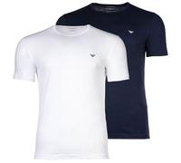 Emporio Armani T-Shirt bleu marine / blanc, Taille XXL