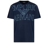 EMPORIO ARMANI Round-Neck T-Shirt, Armani Blu, L Homme
