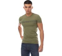 Emporio Armani - T-shirt col rond pour homme GT268 (S) (Vert)
