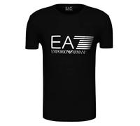 Emporio Armani T-shirt EA7 pour homme 3ZPT62 PJ03Z, manches courtes, col rond, Noir , Large