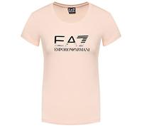 Emporio Armani T-Shirt Femme EA7 8NTT63 TJ12Z, Tee-Shirt Col Rond, Manches Courtes (Beige, M)