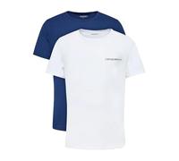 Emporio Armani T-Shirt Homme, Encre/Blanc, XL