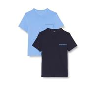 Emporio Armani T-Shirt Homme, Marine/Bleu, Small