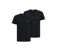 Emporio Armani T-Shirt marine / blanc, Taille S