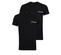 Emporio Armani T-Shirt noir / blanc, Taille L
