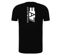 Emporio Armani T-shirt pour homme EA7 3HPT29 PJ6Z1, manches courtes, col rond, veste régulière, Noir , Medium