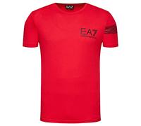 Emporio Armani T-shirt pour homme EA7 6KPT03 PJ3BZ1, manches courtes, col rond, rouge, Medium