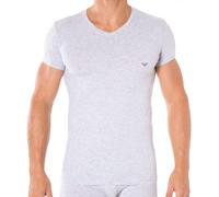 Emporio Armani T-Shirt V-Neck Stretch Cotton Gris Gris S