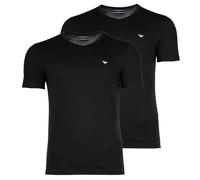 Emporio Armani T-Shirts, 2er Paquet - Core Logoband, Col En V, Coupe