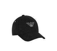 Emporio Armani Terrycloth Baseball Cap - Black -One Size