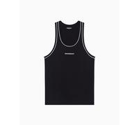 EMPORIO ARMANI UNDERLINED Logoband Débardeur pour Homme Noir M