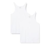 Emporio Armani Underwear 2-Pack Tank Pure Cotton Haut de Pyjama, Blanc (Bianco/Bianco 04710), M (Lot de 2) Homme
