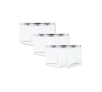 Emporio Armani Underwear 3-Pack Trunk Essential Monogram, Boxers pour Homme, Blanc (Bianco/Bianco/Bianco - White/White/White 16510), Medium