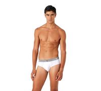 Emporio Armani Underwear Emporio Armani Men's 2-Pack Endurance Brief Caleçons, Black/White, M (Lot de 2) pour des Hommes