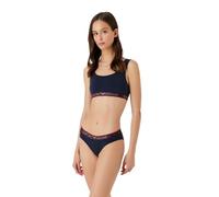 Emporio Armani Underwear Emporio Armani Women's 2-Pack Tartan Christmas Cotton Brief Slips, Marine/Ruby, S (Lot de 2) aux Femmes