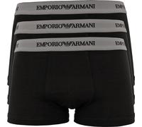 Emporio Armani Underwear Hommes 111357CC717 Short rétro, Noir (Nero 00120), (taille fabricant : XXL) (pack de 3)