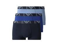 Emporio Armani Underwear Lot de 3 sous-vêtements Bold Monogram pour Homme, Marin/Mazar/Infinity, Taille S