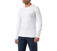 Emporio Armani T- Shirt Basique en Coton Stretch, Blanc, XXL Homme