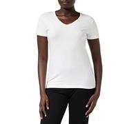 Emporio Armani Underwear V Neck T-Shirt Iconic Cotton, White, XS Femme