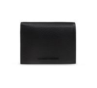 Emporio Armani, unisex, Accessoires, Noir, Taille: ONE Size Portefeuille en cuir