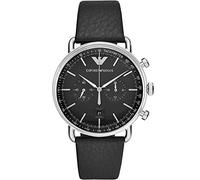 Emporio Armani Watch for Men, 2 sub dial Chronograph Movement and 43mm Case Size with Stainless Steel, Leather Or Silicone Strap